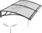Door Canopy Outdoor Awning with Drainage