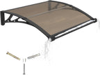 Door Canopy Outdoor Awning with Drainage