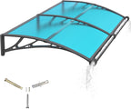 Door Canopy Outdoor Awning with Drainage