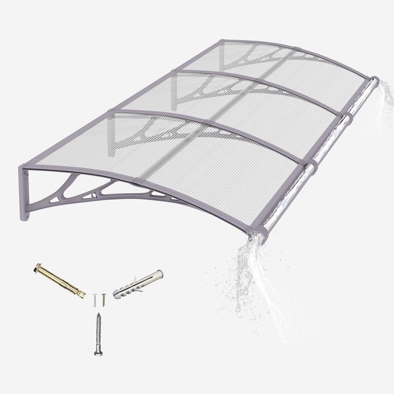 Door Canopy Outdoor Awning with Drainage