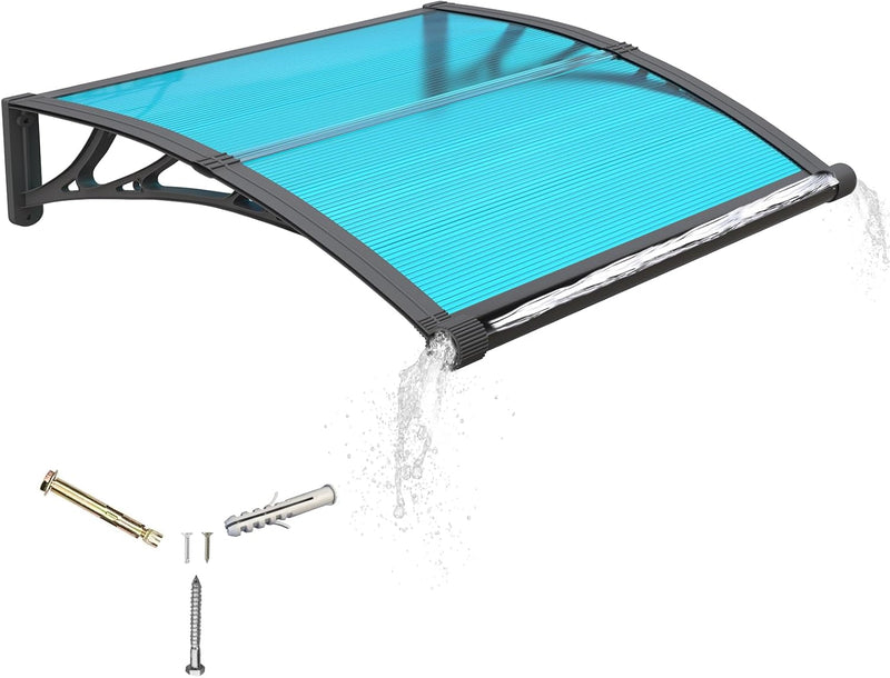 Door Canopy Outdoor Awning with Drainage