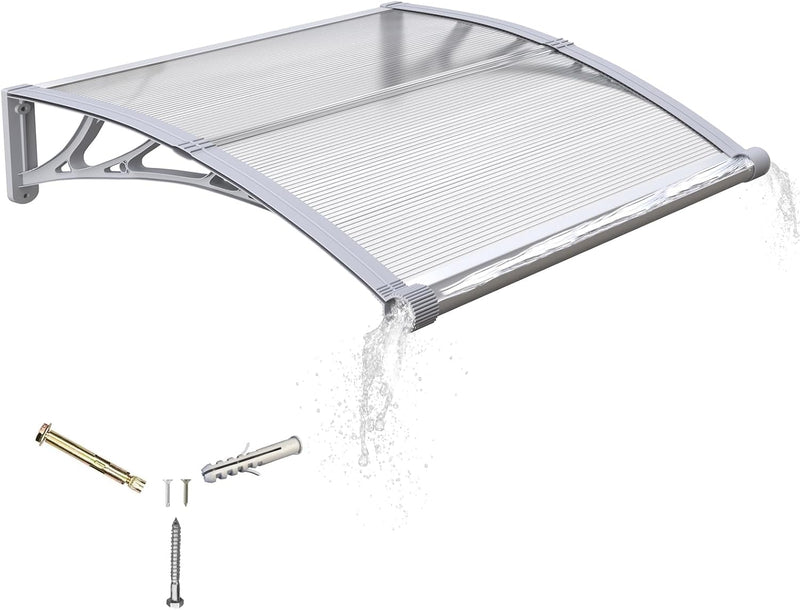 Door Canopy Outdoor Awning with Drainage