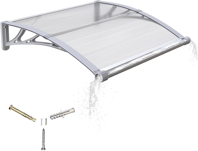 Door Canopy Outdoor Awning with Drainage
