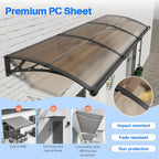 Door Canopy Outdoor Awning with Drainage