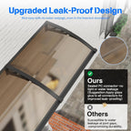 Door Canopy Outdoor Awning with Drainage