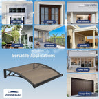 Door Canopy Outdoor Awning with Drainage