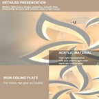 LED Ceiling Light 60W 5400lm Modern Design Lighting