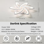 LED Ceiling Light Dimmable Modern Lights Living Room