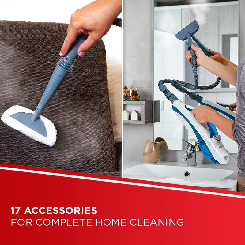 Double 2-In-1 Steam Mop with Portable Cleaner