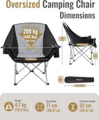 Double Camping Chair for Adults Up to 300