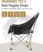 Double Camping Chair for Adults Up to 300