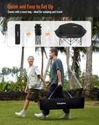 Double Camping Chair for Adults Up to 300