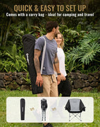 Double Camping Chair for Adults Up to 300
