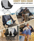 Double Camping Chair for Adults Up to 300
