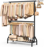 Double Clothes Rail Heavy Duty