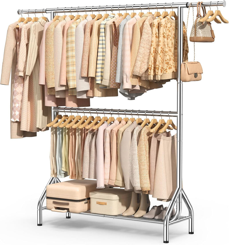 Double Clothes Rail Heavy Duty