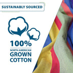 Double Cotton Hammock with Space-Saving Steel Stand
