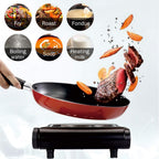 Double Electric Hob Portable Ceramic Hot Plate 2400W