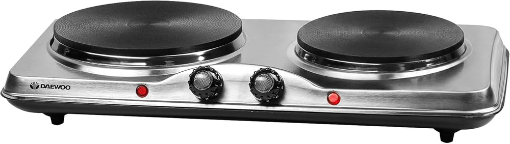 Double Hot Plate Electric Hob 2500W Tabletop