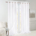 Double-Layered Curtains Mix and Match