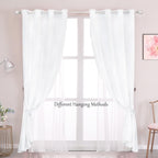 Double-Layered Curtains Mix and Match