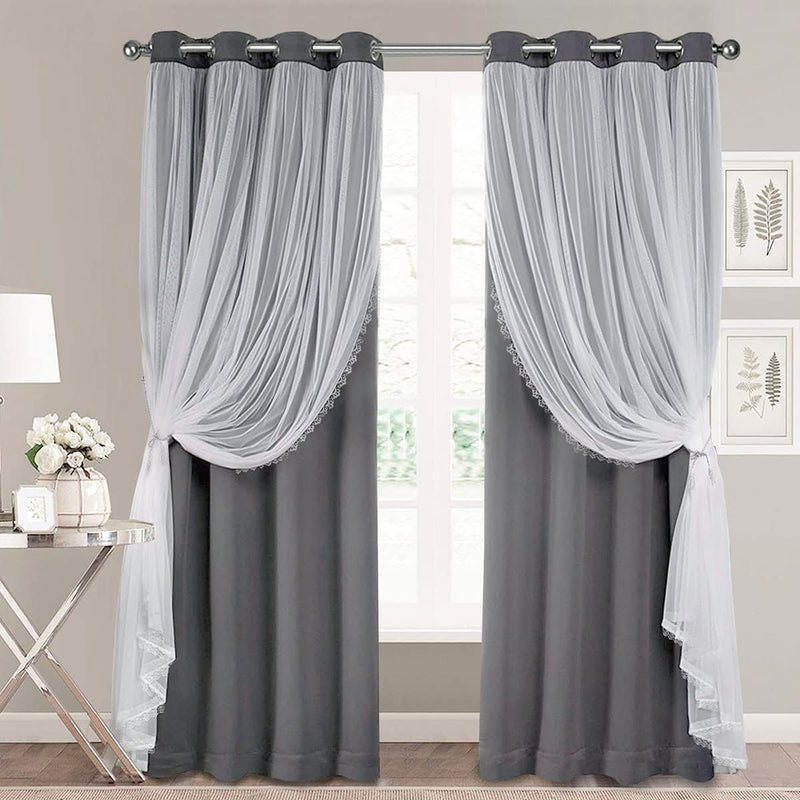 Double-Layered Curtains Mix and Match