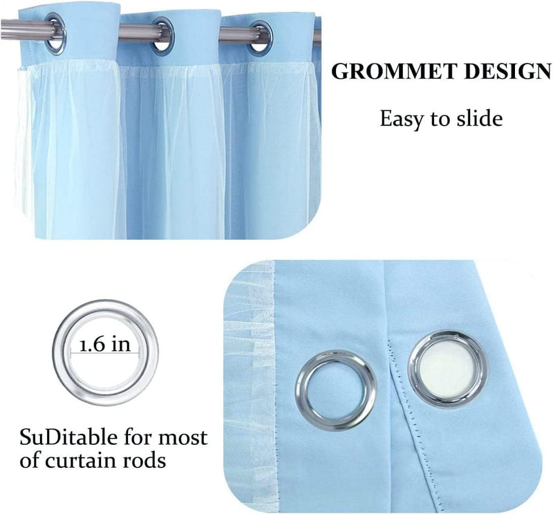 Double-Layered Curtains Mix and Match