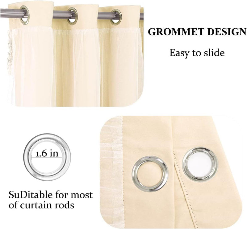 Double-Layered Curtains Mix and Match