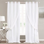Double-Layered Curtains Mix and Match