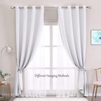 Double-Layered Curtains Mix and Match