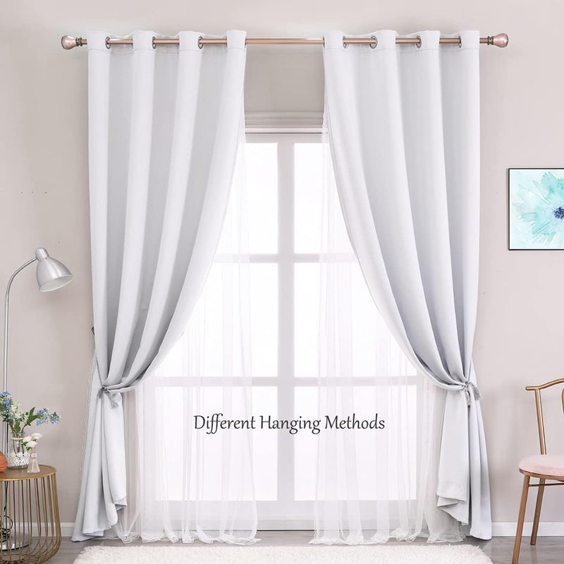 Double-Layered Curtains Mix and Match