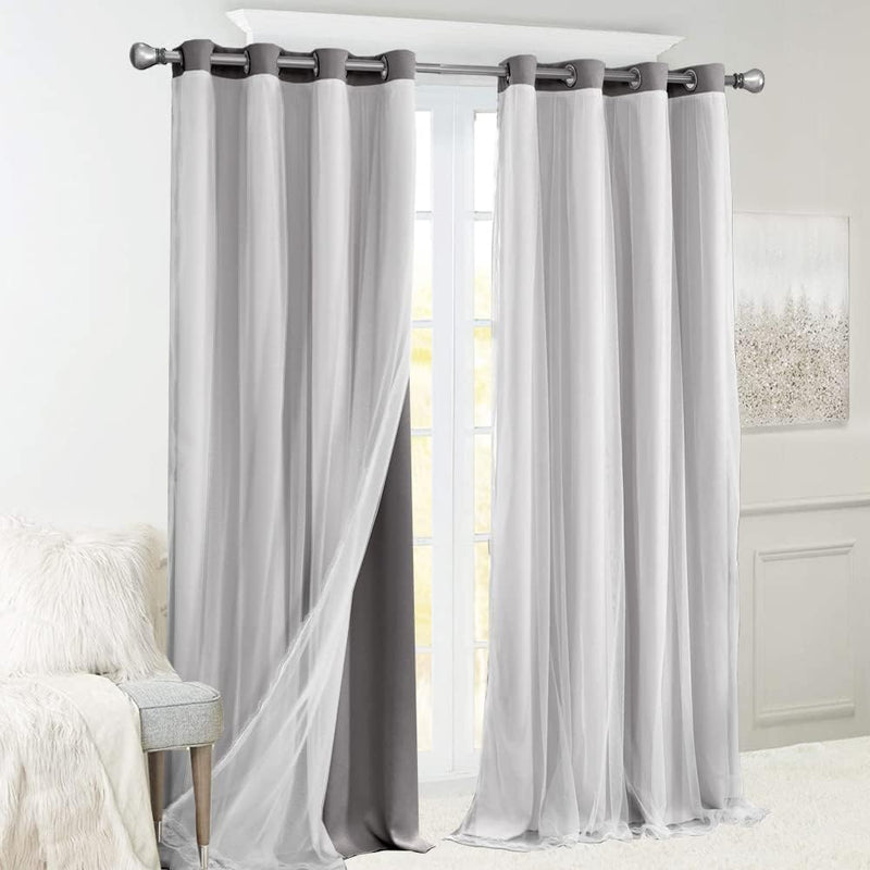 Double-Layered Curtains Mix and Match
