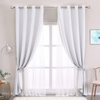Double-Layered Curtains Mix and Match