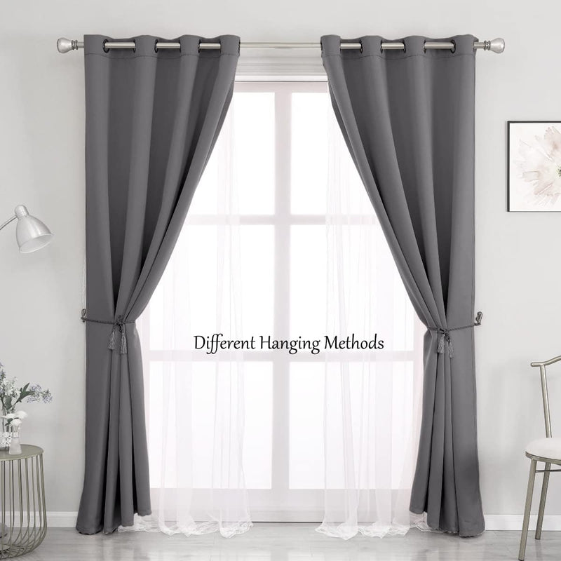 Double-Layered Curtains Mix and Match