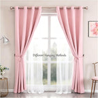 Double-Layered Curtains Mix and Match