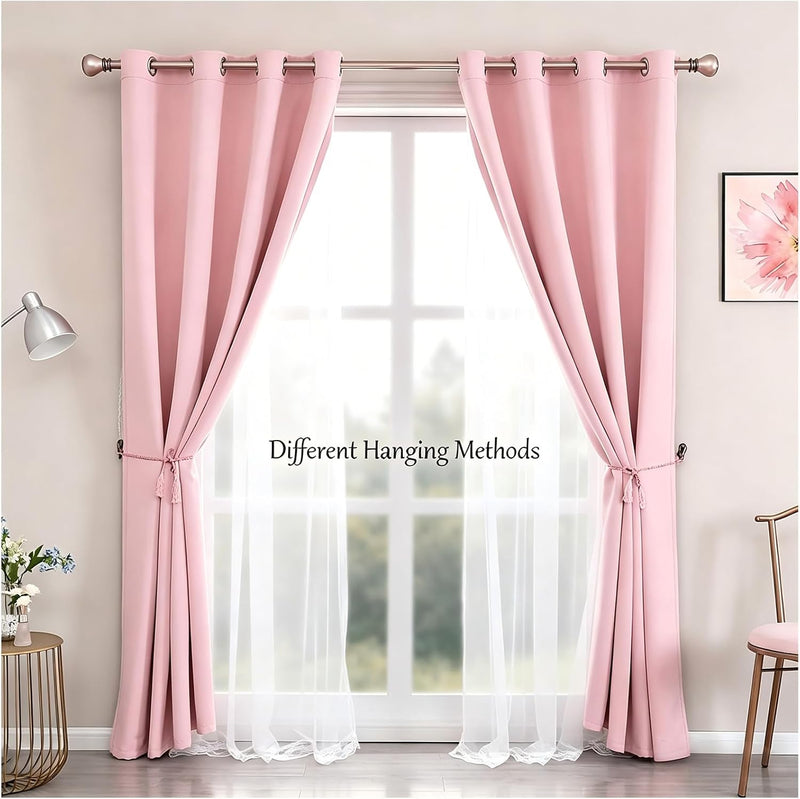 Double-Layered Curtains Mix and Match