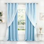 Double-Layered Curtains Mix and Match