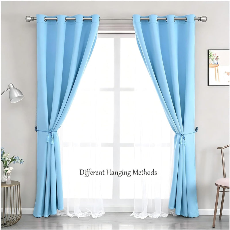 Double-Layered Curtains Mix and Match