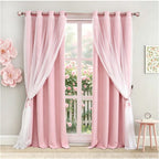 Double-Layered Curtains Mix and Match