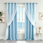 Double-Layered Curtains Mix and Match