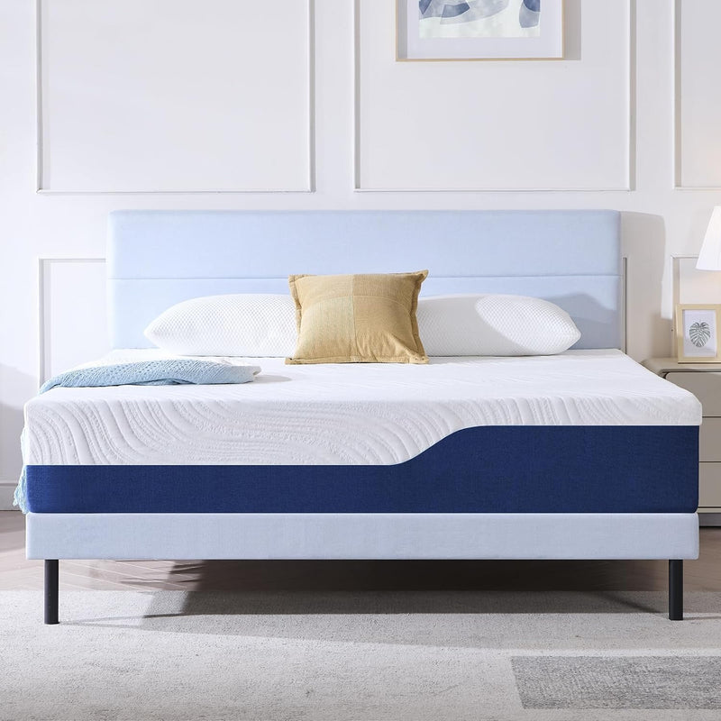Mattress Medium Firm Memory Foam with Carved Knitted