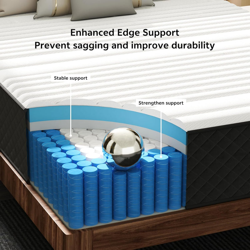Double Mattresses 4ft6 Medium Firm Pocket Sprung