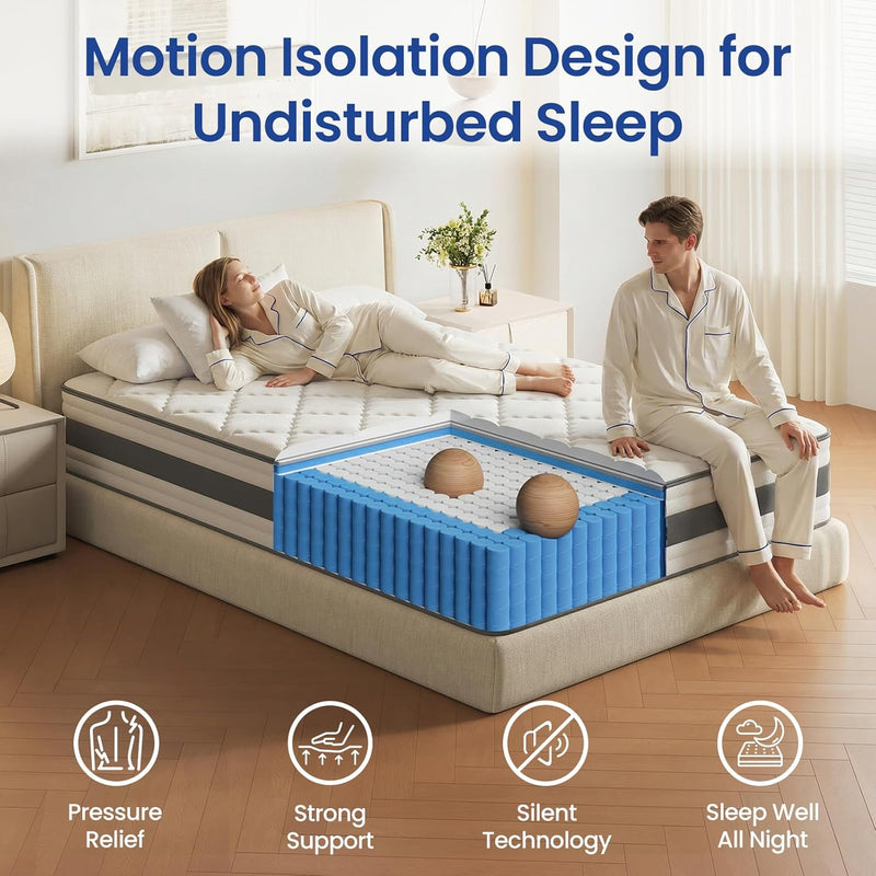 Mattress Pocket Sprung Hybrid for Pressure