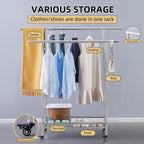 Double Rail Clothing Rack