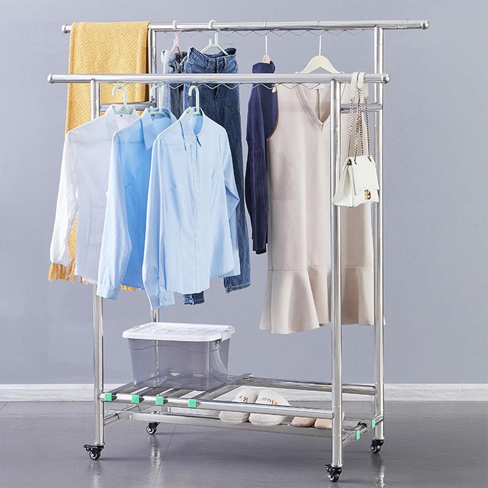 Double Rail Clothing Rack