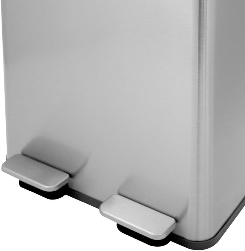 Double Recycling Waste Kitchen Bin with Soft Close