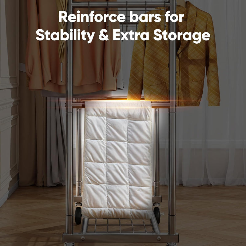 Double Rod Clothes Rail