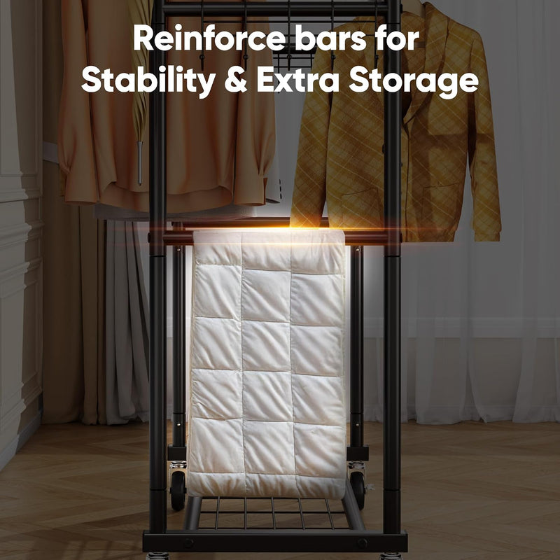 Double Rod Clothes Rail