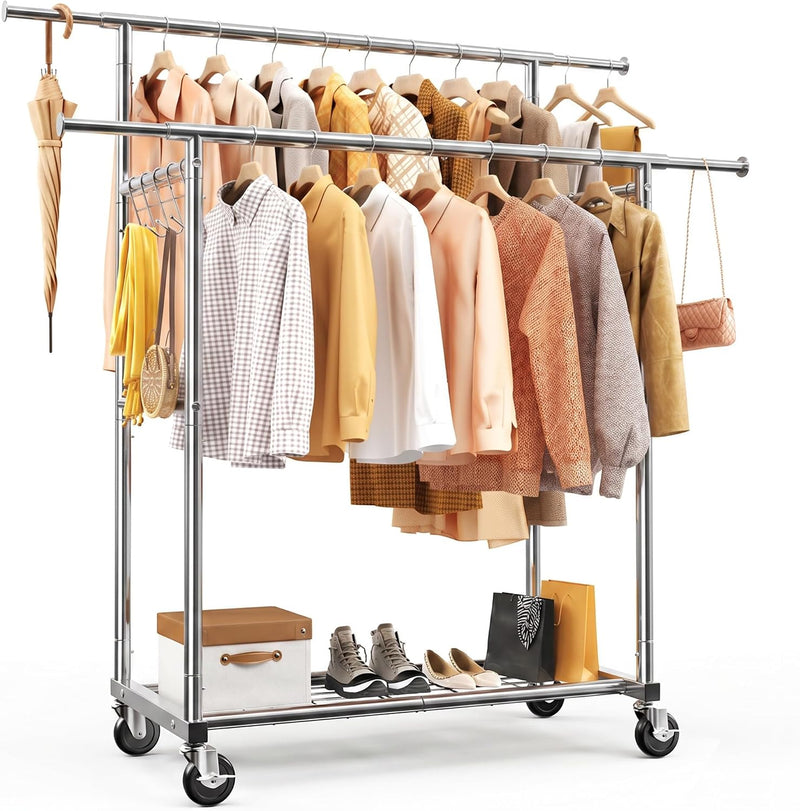 Double Rod Clothes Rail