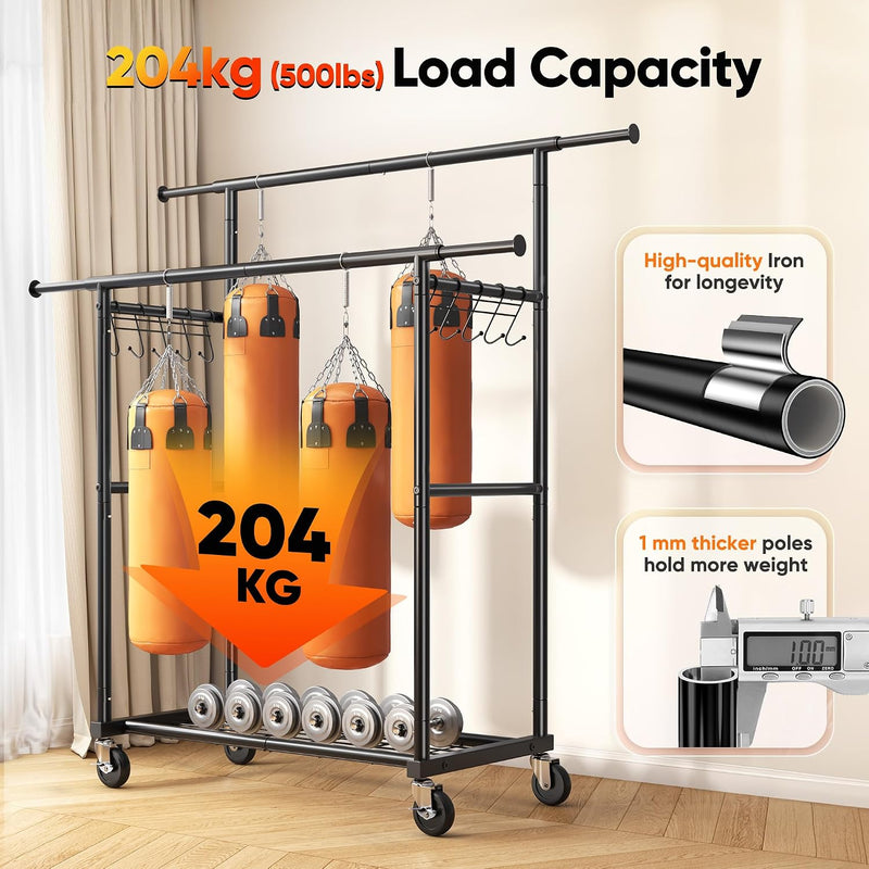 Double Rod Clothes Rail
